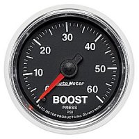 2-1/16" BOOST (давление наддува), 0-60 PSI, MECH, GS AUTO METER #3805