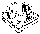 K&amp;N Powersports Аксессуары, Carb Adapter для: MIKUNI, YAMAHA MIKUNI BN46, YAMAHA GP760 WAVERUNNER 760 (2 required)