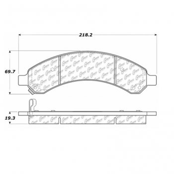 106.09890 Тормозные колодки PosiQuiet Extended Wear CHEVROLET, GMC 