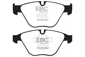 DP51512NDX EBC Brakes Bluestuff NDX Тормозные колодки передние BMW 3 (E90), Z4 выпуска 2005-2013 года