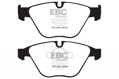 DP51512NDX EBC Brakes Bluestuff NDX Тормозные колодки передние BMW 3 (E90), Z4 выпуска 2005-2013 года