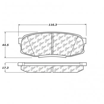 105.13040 Тормозные колодки Posi-Quiet Ceramic LEXUS, TOYOTA зад. Подходят для: LEXUS LX 570 2008 LX 570 Front; TOYOTA LANDCRUISER 2008 All Front; TOYOTA SEQUOIA 2008 All Front; TOYOTA TUNDRA 2007 All Front; TOYOTA TUNDRA 2008 All Front