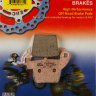 FA346R EBC BRAKES Organic тормозные колодки  HONDA CR, CRF; HONDA DALL-ARA XR; HONDA-HM CR, CRE, CRF, CRM; MEGELLI 125; PUZEY MTD, MX