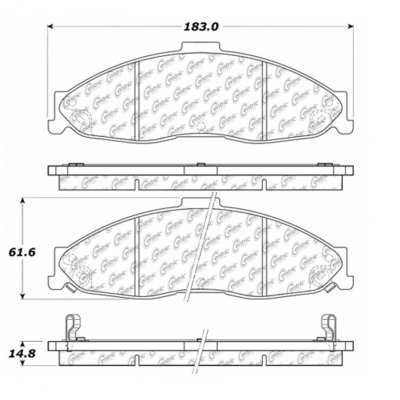 309.07490 StopTech Тормозные колодки Performance Pads CHEVROLET,PONTIAC 