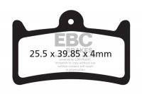 CFA639R EBC BRAKES Organic тормозные колодки