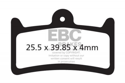 CFA639R EBC BRAKES Organic тормозные колодки 