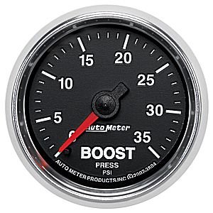 2-1/16" BOOST (давление наддува), 0-35 PSI, MECH, GS AUTO METER #3804 Boost
