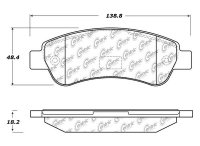 106.14901 Тормозные колодки PosiQuiet Extended Wear DODGE зад.