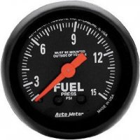 2" датчик давления топлива, 0-15 PSI, NO TUBING, MECH Z-SERIES AUTO METER #2603