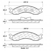 106.05570 Тормозные колодки PosiQuiet Extended Wear