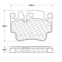 106.09930 Тормозные колодки PosiQuiet Extended Wear PORSCHE