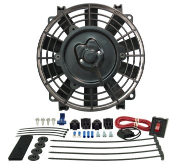 16508 DERALE Вентилятор Tornado Kit 8" Reliable, efficient, high torque motors