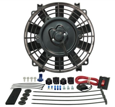 16508 DERALE Вентилятор Tornado Kit 8" Reliable, efficient, high torque motors