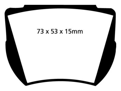 DPX2141 EBC Brakes Ultimax2 тормозные колодки зад ASTON MARTIN DB4 Convertible, DB4 GT, DB4 GT Zagato; DAIMLER SP250; GORDON KEEBLE Gordon Keeble выпуска 2010-2023 года
