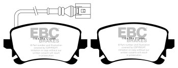 DPC1534 EBC Heavy Duty Carbon колодки зад.VOLKSWAGEN 