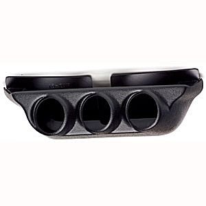 2-1/16" 3-OVRHD CONSOLE FORD SD 99-04/RAM 03-05 AUTO METER #18017 Triple Overhead Console Pod (Black)