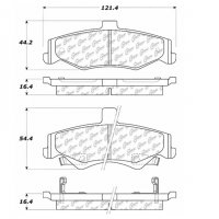 309.07500 StopTech Тормозные колодки Performance Pads CHEVROLET,PONTIAC