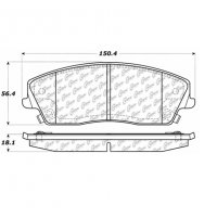 309.10560 StopTech Тормозные колодки Performance Chrysler, Dodge