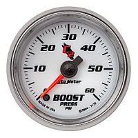 2" BOOST (давление наддува), 0-60 PSI, FSE, C2 AUTO METER #7170