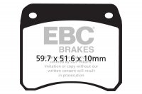 FA016S EBC BRAKES Organic тормозные колодки  DUCATI 750; TRIUMPH T, TSS, TSX