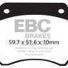FA016S EBC BRAKES Organic тормозные колодки  DUCATI 750; TRIUMPH T, TSS, TSX