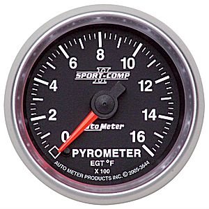 2-1/16" датчик пирометр KIT, 0-1600`F, FSE AUTO METER #3644 Pyrometer