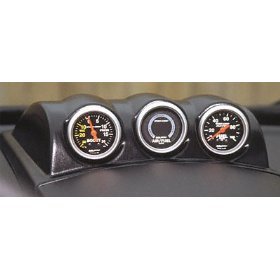 2-1/16" TRIPLE DASH POD, SUBARU WRX '02-03 AUTO METER #20018 Triple Dash Pod (Black)