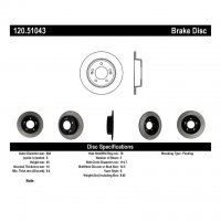 120.51043 Тормозные диски Premium HYUNDAI зад