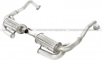 49-36411 Afe Power Выхлопная система Cat-Back Porsche Boxster S(987.1) 05-08 H6-3.4L без насадок 