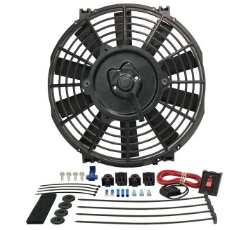 16509 DERALE Вентилятор Tornado Kit 9" Reliable, efficient, high torque motors