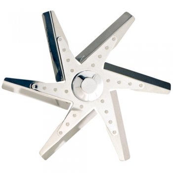 19717 DERALE Вентилятор High Performance стальной хром - Reverse Rotation 17" Stainless steel fan blades