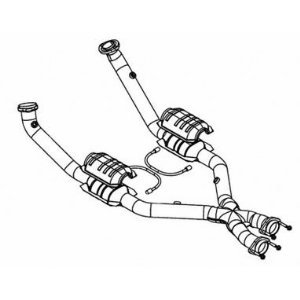 15480 Magnaflow ОЕМ каталитический нейтрализатор (катализатор) MFCV Mustang X-Pipe 