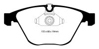 DP21449 EBC Brakes Greenstuff тормозные колодки перед. BMW 5XX, 6XX, 7XX