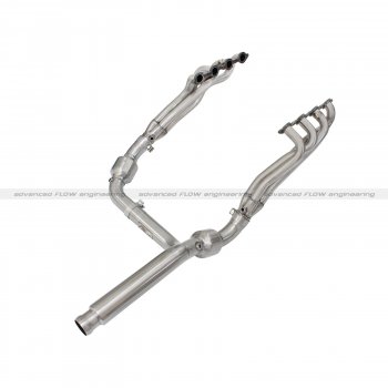 48-44006-YC Коллектора c Y-pipe Twisted Steel - с кат. CHEVROLET Silverado / Sierra 1500 09-13 V8-4.8/5.3L w/ Cats, Long Tube 