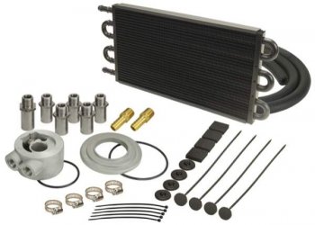 15505 DERALE Систему охлаждения двигателя и масла тип A Sandwich Adapter Kit Can reduce engine oil temp up to 50°F