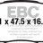 DPX2163 EBC Brakes Ultimax2 Тормозные колодки перед  KIA Picanto