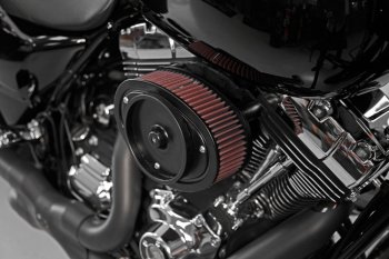 RK-3930X K&amp;N Впуск для мотоцикла Harley Davidson +7 HP @ 5204 RPM