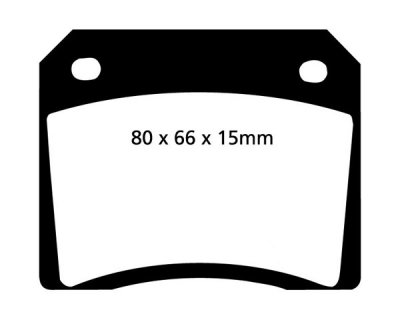 DP2101 EBC Brakes Greenstuff тормозные колодки перед./зад. BOND; FIAT; PEUGEOT; SIMCA; ZASTAVA; AC; ALFA ROMEO; ASTON MARTIN; BRISTOL; DAIMLER; DE LOREAN; DE TOMASO; DINO; FERRARI; FIAT; ISO; JAGUAR; JENSEN; LAMBORGHINI; MASERATI; PANTHER; SIATA; TVR выпуска 1961-1983 года