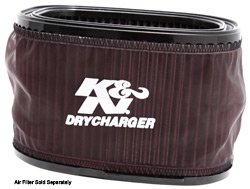 KA-7408DK K&amp;N Чехол фильтра DRYCHARGER для KAWASAKI KVF750 BRUTE FORCE 4X4I 749; черный PreCharger ® - K&N PreCharger является специально разработанным фильтром для того чтобы продлить интервал обслуживания K&N фильтра, при использование в очень пыльных условиях.