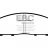 DP61963 EBC Brakes Greenstuff тормозные колодки перед. FIAT Fullback; MITSUBISHI L200