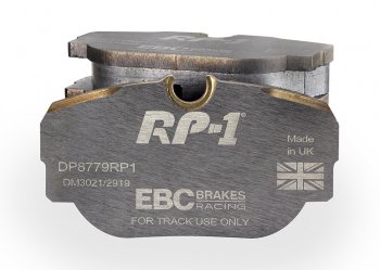DP8779RP1 EBC Brakes Racing's RP-1™ Тормозные колодки перед BMW 3 (E30), 3 X (4WD) (E30), Z1; SAAB 900, 9000 Ширина 123мм, Высота 44мм, Толщина 17мм