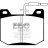 DP123 EBC Brakes Ultimax2 Тормозные колодки перед  PEUGEOT 504