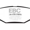 DP1889  EBC Brakes Ultimax2 Тормозные колодки зад. CHRYSLER Grand Voyager
