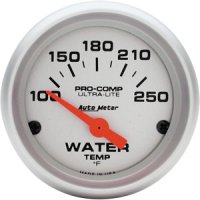2" датчик температура воды, 100-250`F SSE, ULTRA-LITE AUTO METER #4337