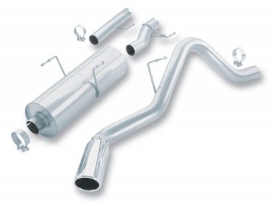140060 Выпускная система BORLA Настроенный выпуск Exhaust Catback System: 2003 Dodge Ram, 1/2 ton, 5.7L Hemi engine, Stainless Steel 2003 DODGE RAM
