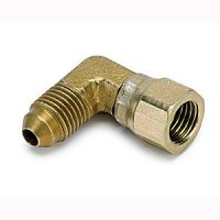 ELBOW, SWIVEL NUT 90` -4AN AUTO METER #3274