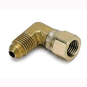 ELBOW, SWIVEL NUT 90` -4AN AUTO METER #3274 90 Deg. Elbow Fitting