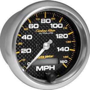 3-3/8" сподометр, 160 MPH, IN-DASH, ELEC, CF AUTO METER #4789 SpeedometerElec. Programmable