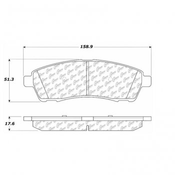 309.07570 StopTech Тормозные колодки Performance Pads   для: FORD 