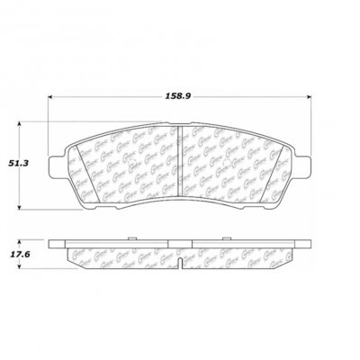 309.07570 StopTech Тормозные колодки Performance Pads   для: FORD 